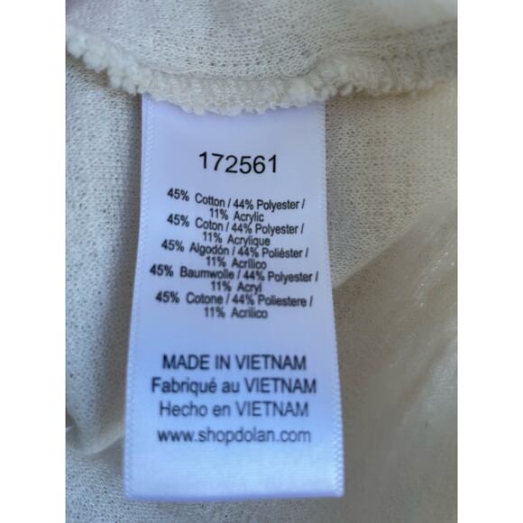 Dolan Anthropologie Louisa Ivory Off Shoulder ruffled top M - Picture 7 of 8